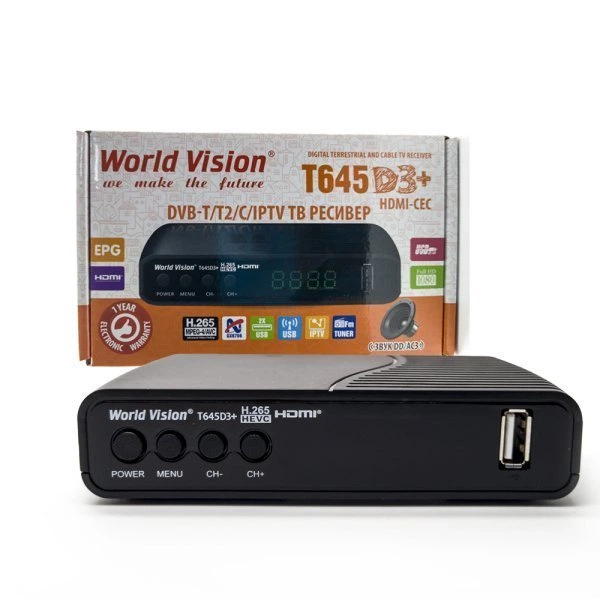 world vision t645d3+ fm