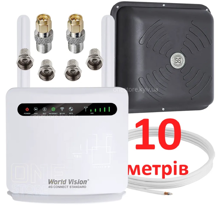 4g роутер world vision connect standard роутер на сім карті роутер на sim роутер на акумуляторі